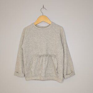 💚 2 for 20 💚 Zara Plush Marle Beige Crewneck